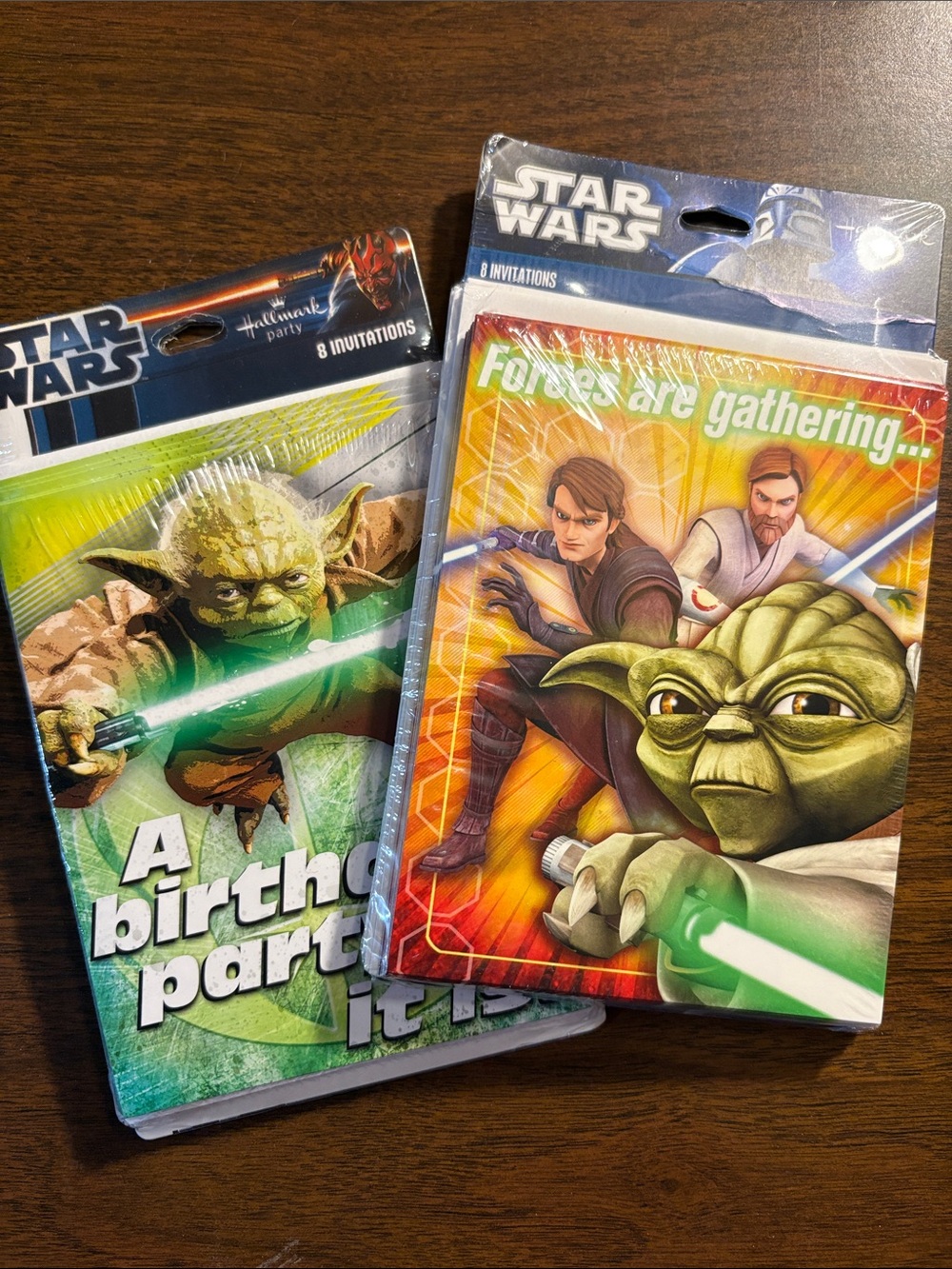 Star Wars Party Invitations - 2 pkg (8 Count ea)